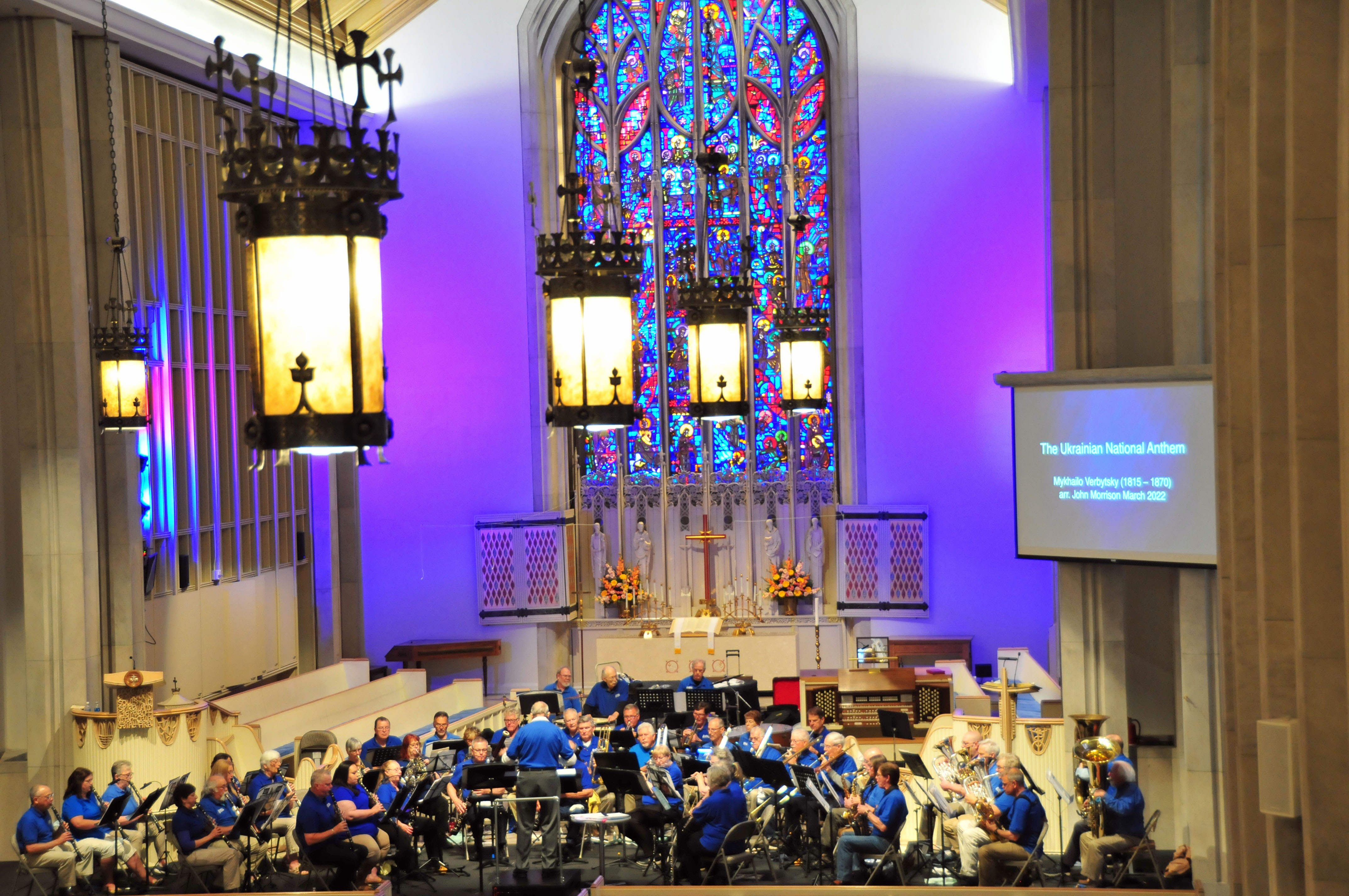 Photo of Band in Cathedral