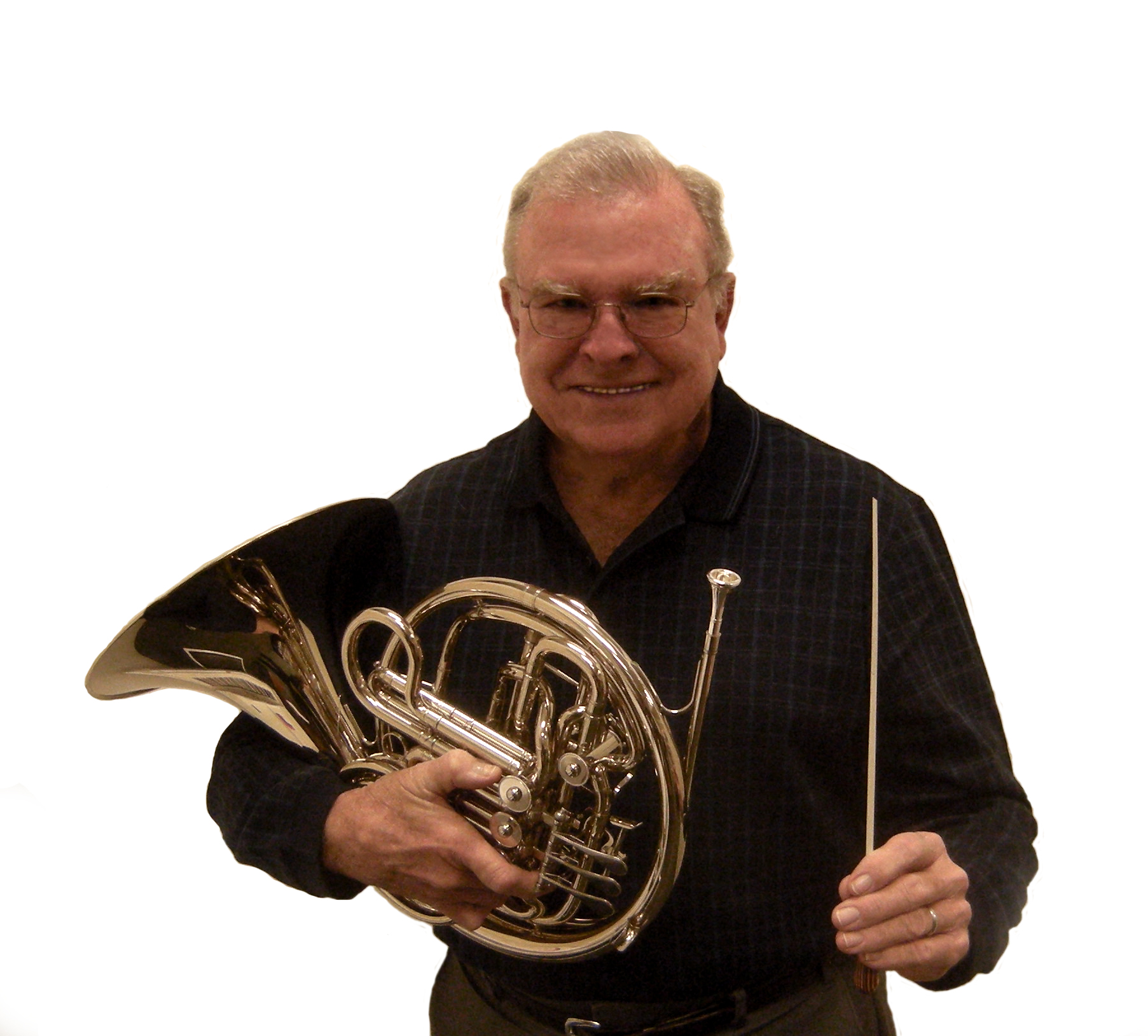 Jim Perkins with
      French Horn